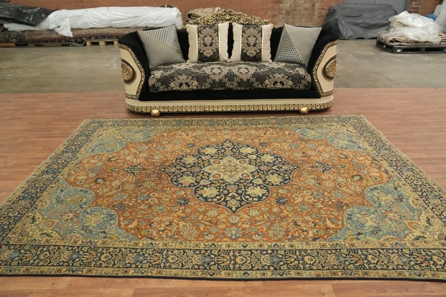 Antique Khoy Persian Wool Area Rug 8x11 - 4
