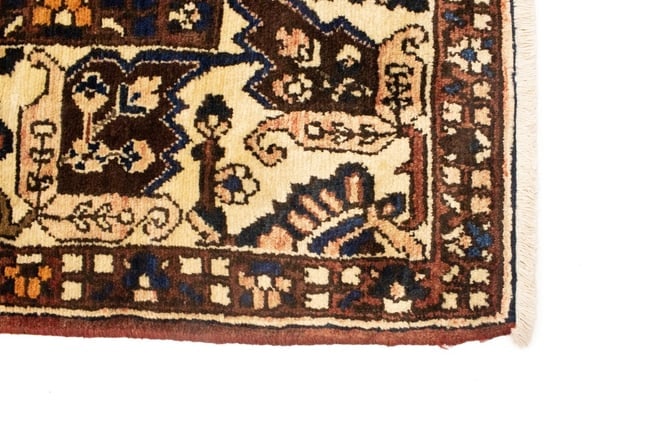 Vintage Brown Floral 10X12 Bakhtiari Persian Rug - 17