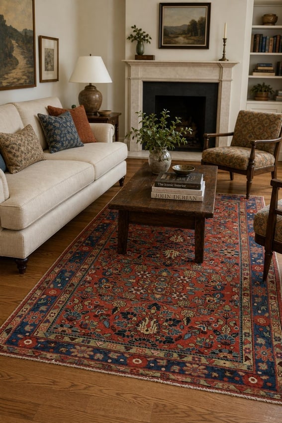 Antique Bakhtiari Persian Wool Rug 5x7: Title:Antique Bakhtiari Persian Wool Rug 5x7 Description:A Beautiful Genuine Iran ( Persia ) Bakhtiari rug is Hand Knotted by skillful weavers in Iran ( Persia ) with