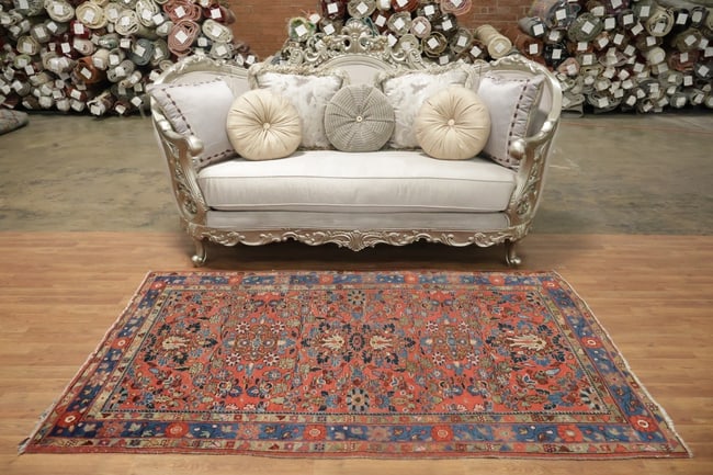 Antique Bakhtiari Persian Wool Rug 5x7 - 3