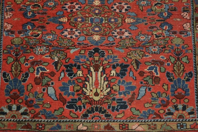 Antique Bakhtiari Persian Wool Rug 5x7 - 8