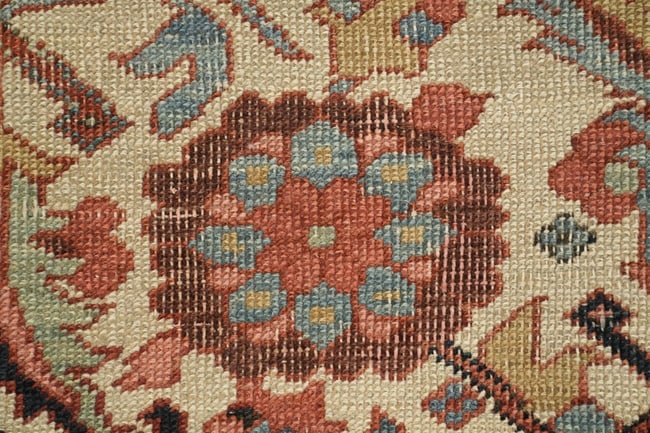 Pre-1900 Antique Heriz Serapi Persian Large Rug 10'x12' - 11