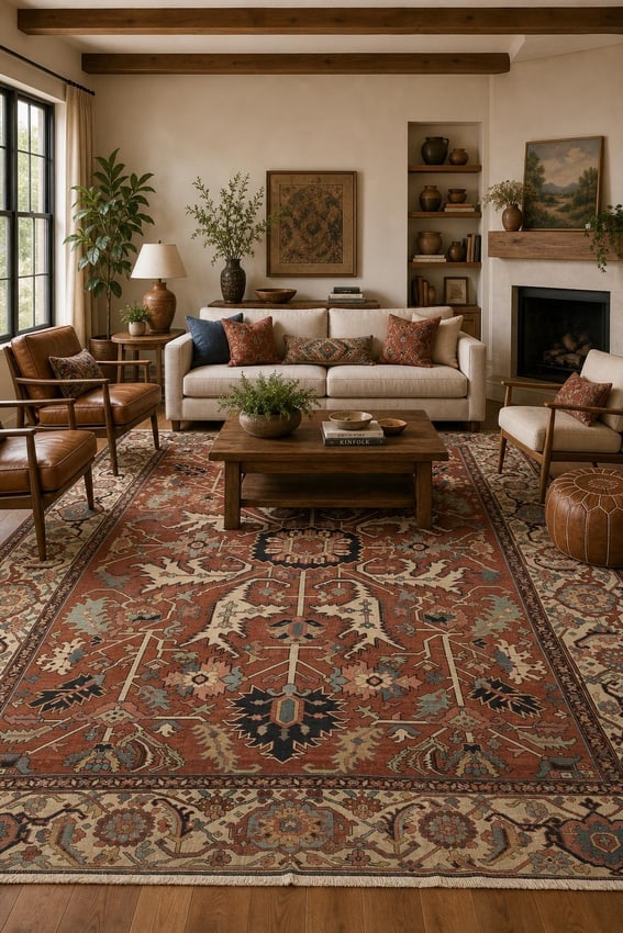 Pre-1900 Antique Heriz Serapi Persian Large Rug 10'x12': Title:Pre-1900 Antique Heriz Serapi Persian Large Rug 10'x12' Description:A Beautiful Genuine Iran ( Persia ) Heriz (serapi) rug is Hand Knotted by skillful weavers in Iran ( Persia ) wit