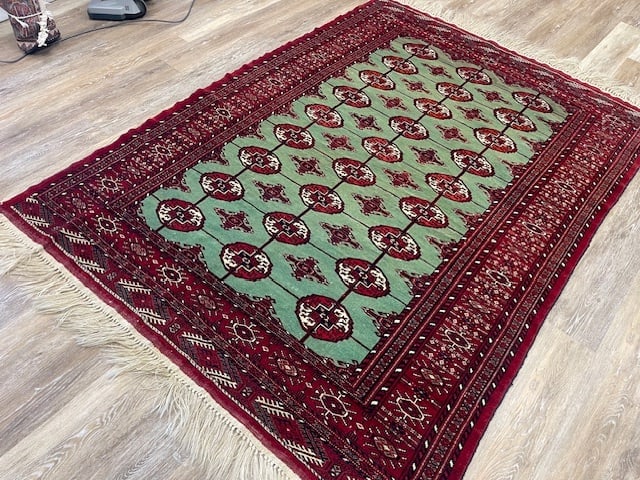 Vintage Persian TUrkoman Rug-5332 - 4