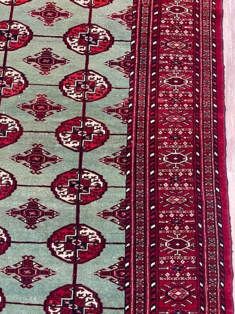 Vintage Persian TUrkoman Rug-5332 - 5