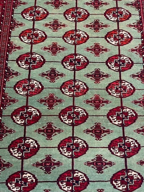 Vintage Persian TUrkoman Rug-5332 - 6