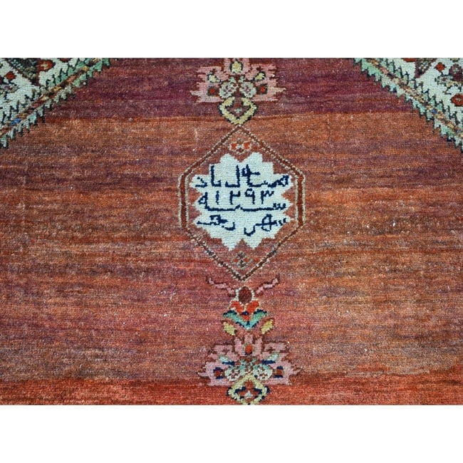 Red Antique North West Persian Wide Gallery Size Runner 1876 Wool - 3