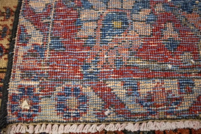 Antique Distressed Muted Tribal 7X11 Bakhtiari Persian Rug - 17