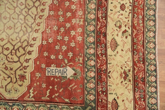 Pre-1900 Antique Agra Oriental Large Wool Rug 13x16 Museum Piece - 19