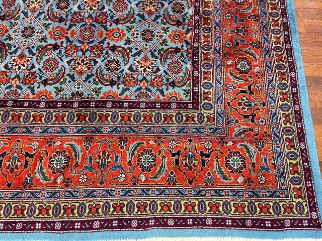 Vintage Persian Tabriz Rug-4802 - 2