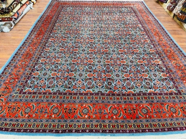Vintage Persian Tabriz Rug-4802 - 3