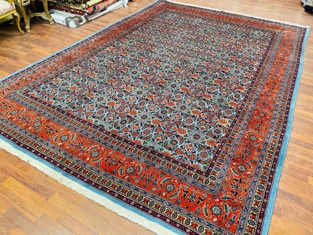 Vintage Persian Tabriz Rug-4802 - 7