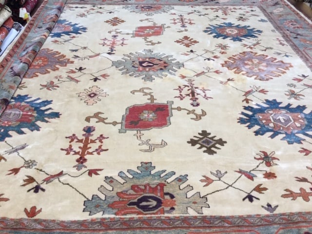Vintage Turkish Ushak Ru4734/DCR - 6
