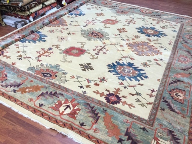 Vintage Turkish Ushak Ru4734/DCR - 7