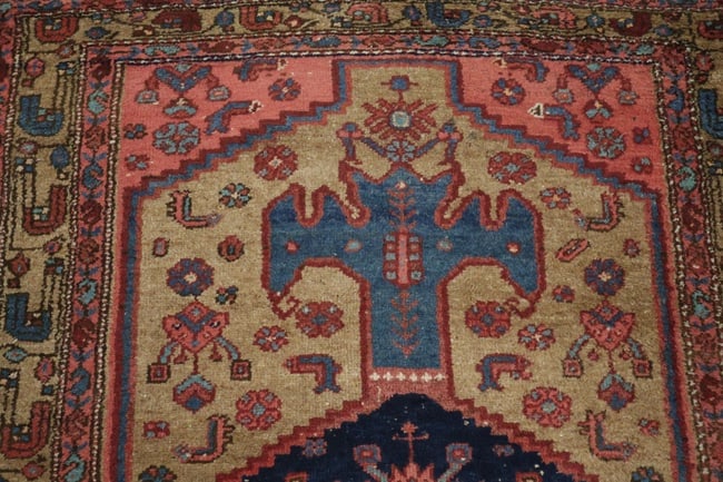 Antique Tribal Malayer Persian Wool Rug 4x7 - 6