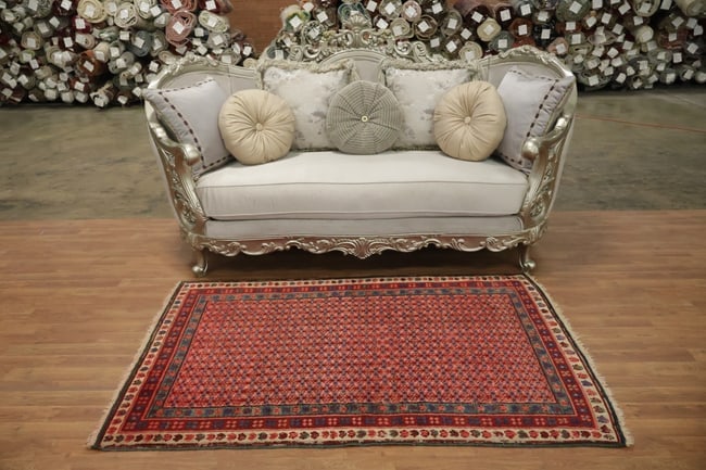 Pre-1900 Antique Kazak Oriental Tribal Wool Rug 4x6 - 4