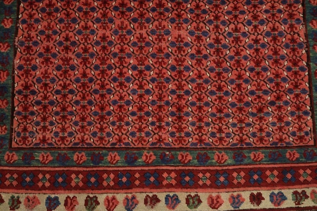 Pre-1900 Antique Kazak Oriental Tribal Wool Rug 4x6 - 9