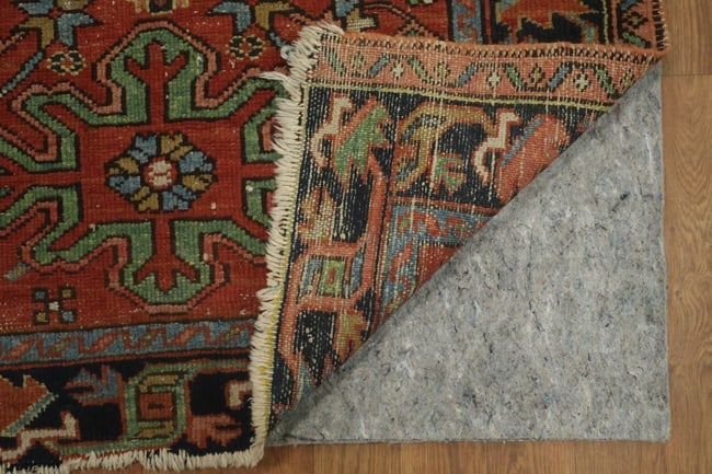 Antique Vegetable Dye Gharajeh Persian Wool Rug 3x4 - 4