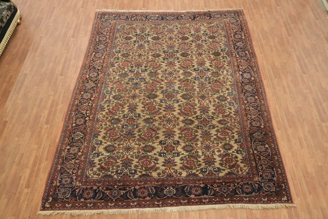 Antique Wool Bakhtiari Persian Area Rug 10x13 - 2