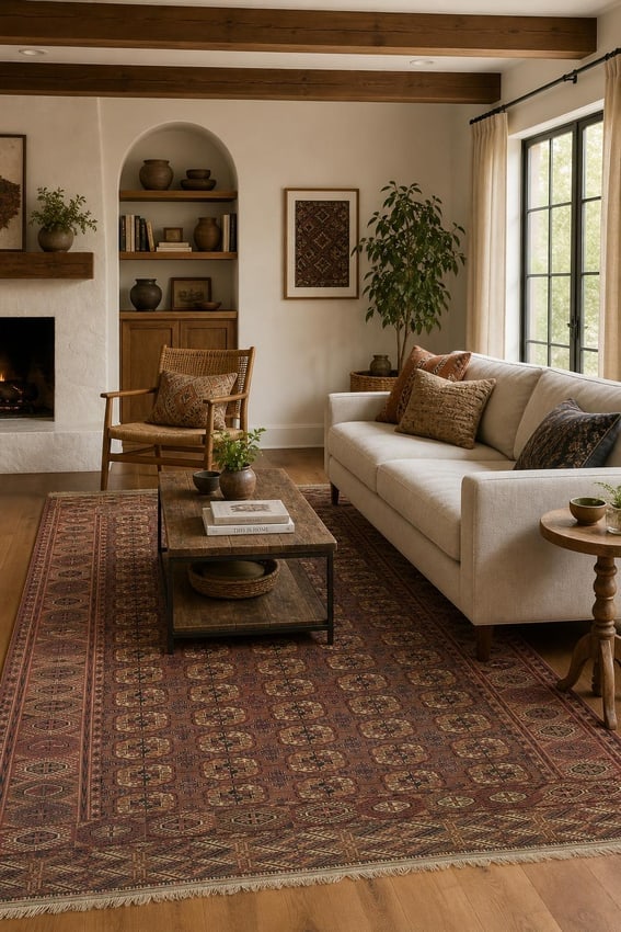 Pre-1900 Antique Turkoman Persian Wool Area Rug 7x10: Title:Pre-1900 Antique Turkoman Persian Wool Area Rug 7x10 Description:A Beautiful Genuine Iran ( Persia ) Turkoman rug is Hand Knotted by skillful weavers in Iran ( Persia ) with