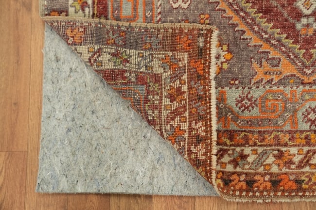Vegetable Dye Vintage Oushak Turkish Runner Wool Rug 4x11 - 6