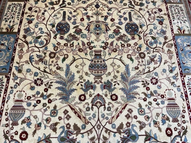 Vintage Pak-Persian Tabriz Design Rug-4978 - 10
