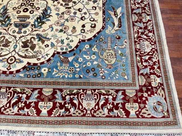 Vintage Pak-Persian Tabriz Design Rug-4978 - 12