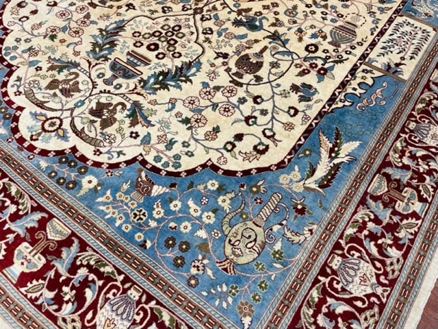 Vintage Pak-Persian Tabriz Design Rug-4978 - 2