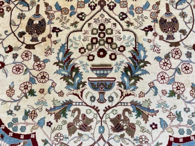 Vintage Pak-Persian Tabriz Design Rug-4978 - 3