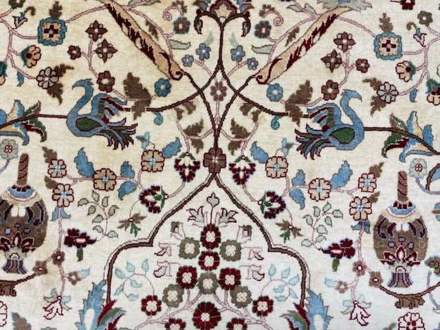 Vintage Pak-Persian Tabriz Design Rug-4978 - 6