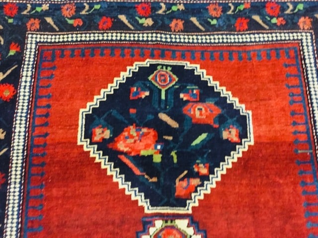Antique Karabagh Caucasian Rug-1136 - 5