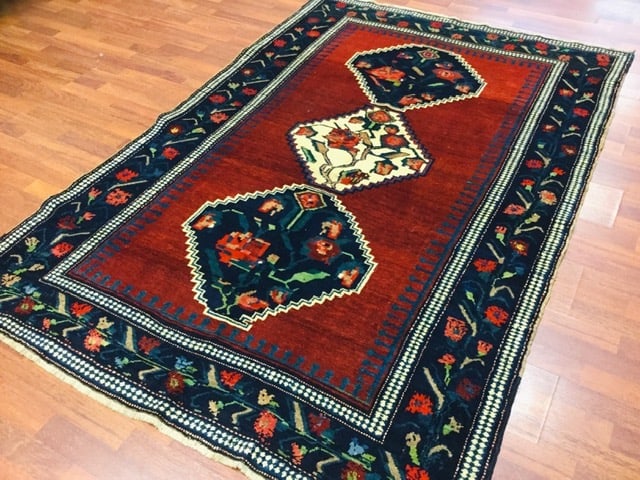 Antique Karabagh Caucasian Rug-1136 - 7