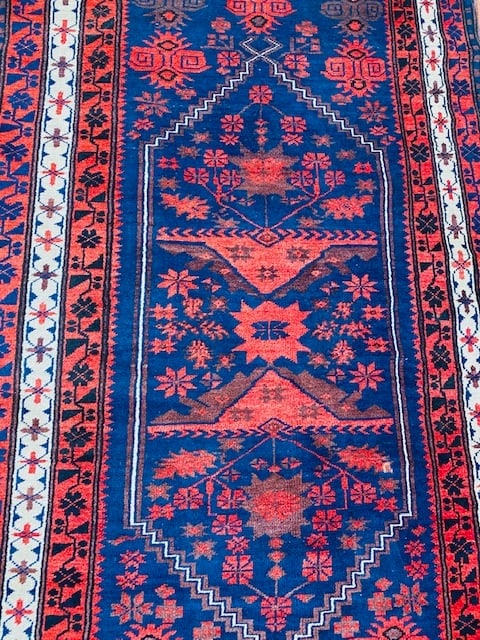 Antique persian Baluch runner-4005 - 4