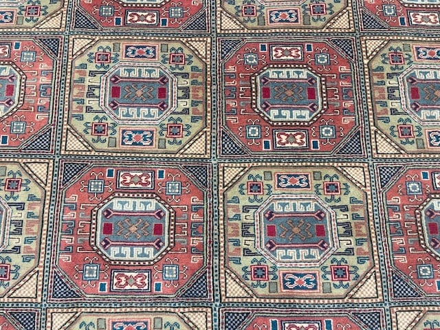 Vintage Turkish kaysari rug-3997 - 4