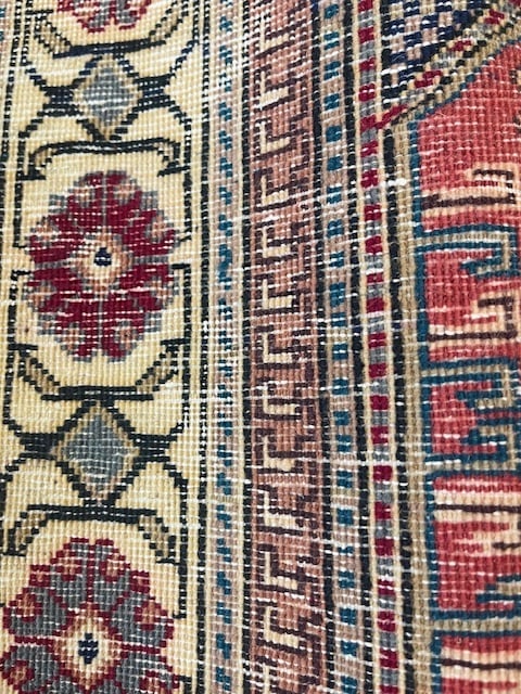 Vintage Turkish kaysari rug-3997 - 8