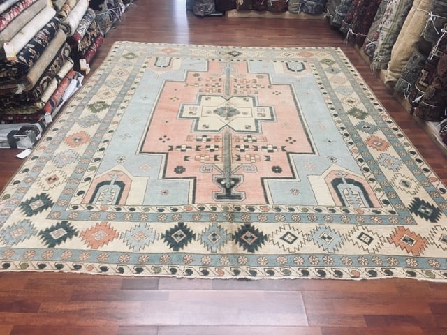 Antique kazak caucasin Rug-1752 - 6