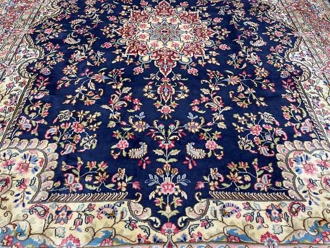 Antique Persian kerman Rug-1795 - 2