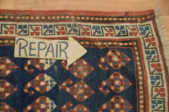 Antique Kazak Oriental Wool Tribal Rug 3x6 - 11