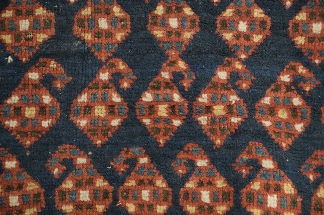 Antique Kazak Oriental Wool Tribal Rug 3x6 - 6