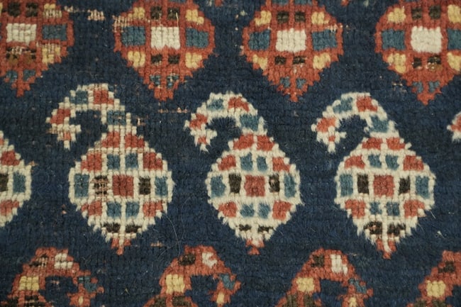 Antique Kazak Oriental Wool Tribal Rug 3x6 - 7