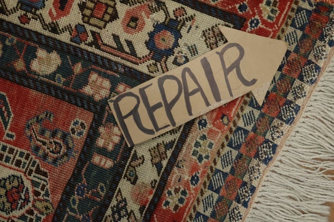 Pre-1900 Antique Afshar Persian Wool Rug 4x7 - 13