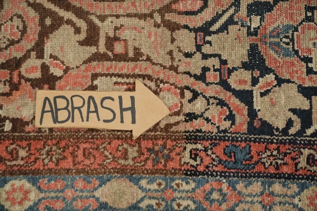 Pre-1900 Antique Malayer Persian Tribal Wool Rug 3x13 - 16