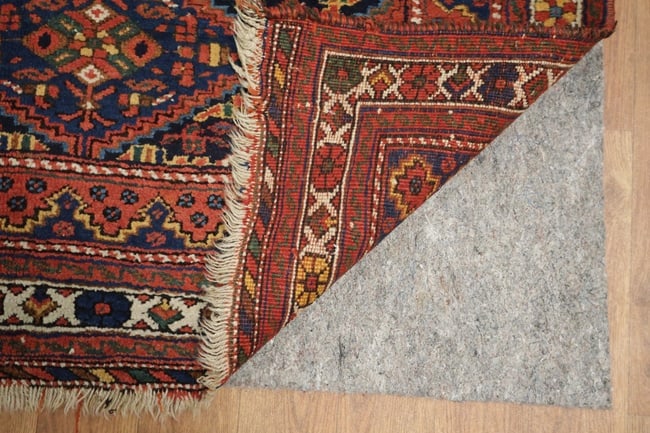 Antique Wool Geometric All Over Afshar Persian Rug 5x6 - 6