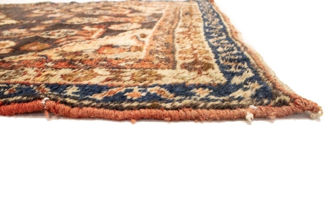 Vintage Floral Tribal 3X6 Hamedan Persian Rug - 11