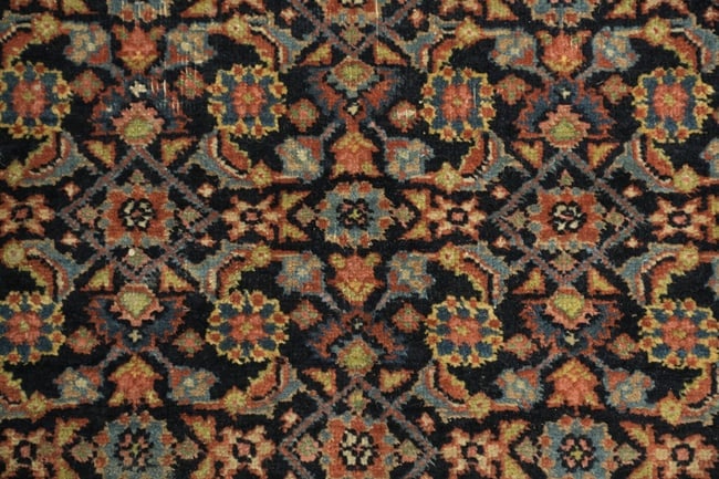 Blue Antique Sultanabad Persian Wool Rug 5x7 - 7