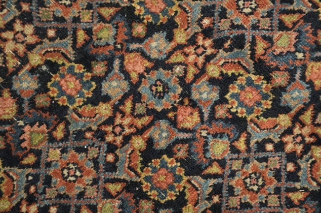 Blue Antique Sultanabad Persian Wool Rug 5x7 - 8