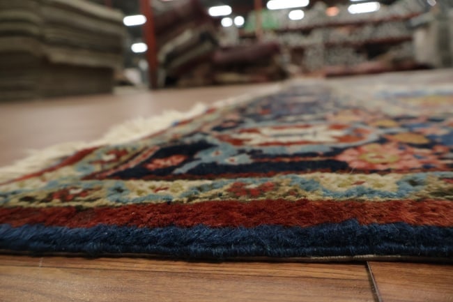 Antique Heriz Serapi Oriental Wool Area Rug 10x12 - 16