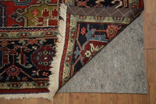 Antique Heriz Serapi Oriental Wool Area Rug 10x12 - 5