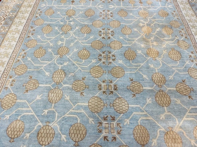 Vintage Persian Mashad- Kashmar rug-4555 - 5