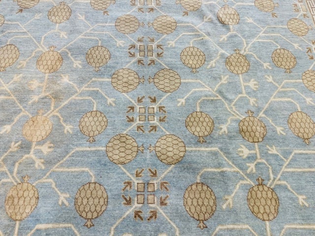 Vintage Persian Mashad- Kashmar rug-4555 - 7